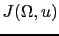 $ J(\Omega,u)$