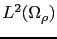 $ L^2(\Omega_\rho)$