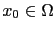 $ x_0\in\Omega$