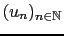 $ (u_n)_{n\in\mathbb{N}}$