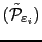 $ (\tilde{\mathcal{P}}_{\varepsilon_i})$