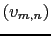 $ (v_{m,n})$