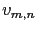 $ v_{m,n}$