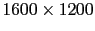 $ 1600\times 1200$