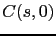 $ C(s,0)$