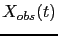 $ X_{obs}(t)$