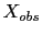 $ X_{obs}$