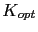 $ K_{opt}$