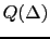 $ Q(\Delta)$