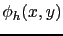 $\displaystyle \phi_h(x,y)$