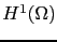 $ H^1(\Omega)$