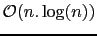 $ \mathcal{O}(n.\log(n))$