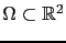 $ \Omega\subset \mathbb{R}^2$