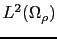 $ L^2(\Omega_\rho)$