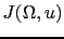$ J(\Omega,u)$