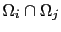 $ \Omega_i\cap\Omega_j$