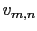 $ v_{m,n}$