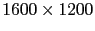 $ 1600\times 1200$