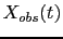 $ X_{obs}(t)$