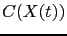 $ C(X(t))$