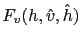 $ F_v(h,\hat{v},\hat{h})$