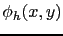 $\displaystyle \phi_h(x,y)$