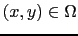$ (x,y)\in\Omega$