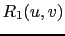 $\displaystyle R_1(u,v)$