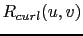 $\displaystyle R_{curl}(u,v)$