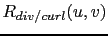 $\displaystyle R_{div/curl}(u,v)$