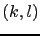 $ (k,l)$