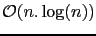 $ \mathcal{O}(n.\log(n))$