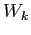 $ W_k$
