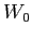 $ W_0$