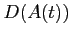 $ D(A(t))$