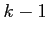 $ k-1$