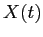 $ X(t)$