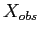 $ X_{obs}$