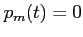 $ p_m(t)=0$