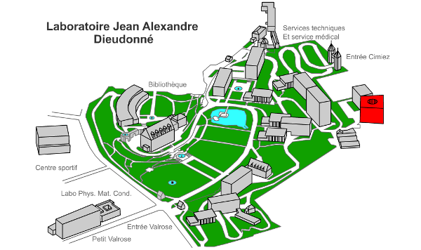 plan du campus